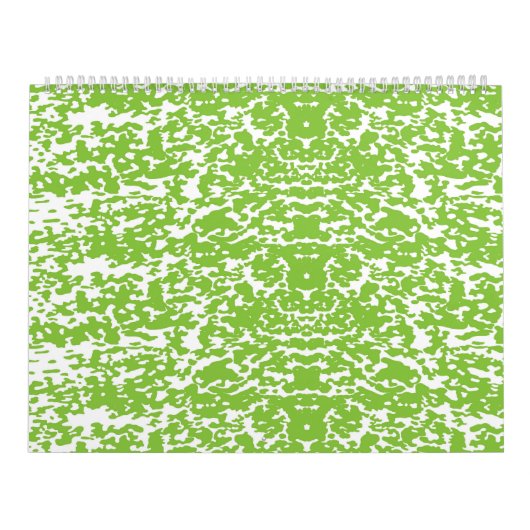 abstrakter, grüner und weißer Hintergrund Kalender (Titelbild)