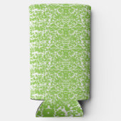 abstrakter, grüner und weißer Hintergrund Selters Dosenkühler (Rückseite)