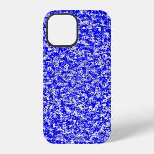 Abstrakter Grunge-blauer dunkler Stuckwandhintergr iPhone 12 Hülle