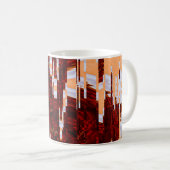 abstrakter Grunge-Hintergrund mit glitzerndem Effe Kaffeetasse (VorderseiteRechts)