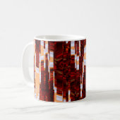 abstrakter Grunge-Hintergrund mit glitzerndem Effe Kaffeetasse (Vorderseite Links)