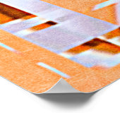 abstrakter Grunge-Hintergrund mit glitzerndem Effe Poster (Ecke)