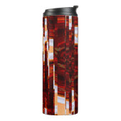 abstrakter Grunge-Hintergrund mit glitzerndem Effe Thermosbecher (Nach links gedreht)