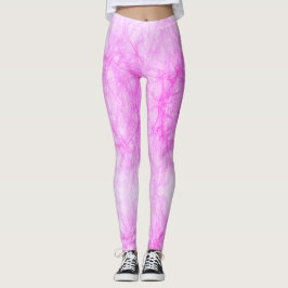 Abstrakter Grunge in Pink Leggings