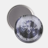 Abstrakter Grunge Ring in Star Magnet (Vorderseite/Rückseite)