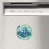 Abstrakter Grunge Ring in Star Magnet (In Situ (Geschirrspüler))