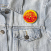 Abstrakter Grunge-Ring mit Star-Taste Button (Beispiel)