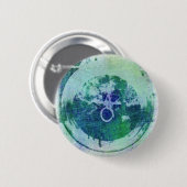Abstrakter Grunge-Ring mit Star-Taste Button (Vorne & Hinten)