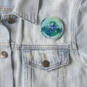 Abstrakter Grunge-Ring mit Star-Taste Button (Beispiel)