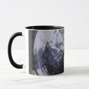Abstrakter Grunge Ring n Star Keramik Tasse