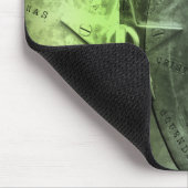 Abstrakter Grunge Ring n Star Mouse Pad Mousepad (Ecke)