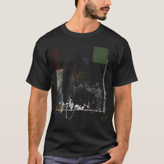Abstrakter Grunge T-Shirt