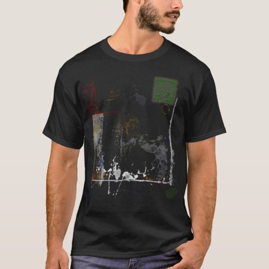 Abstrakter Grunge T-Shirt (Vorderseite)