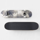 Abstrakter Grungehintergrund. Aquarell, Tinte Skateboard (Horizontal)