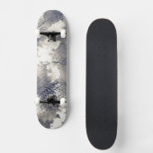 Abstrakter Grungehintergrund. Aquarell, Tinte Skateboard (Vorderseite)