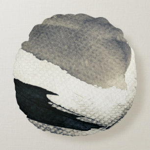 Abstrakter Grungehintergrund, Rundes Kissen