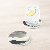 Abstrakter Grungehintergrund, Sandstein Untersetzer (Seite)