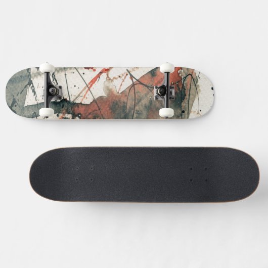 Abstrakter Grungehintergrund, Skateboard (Horizontal)