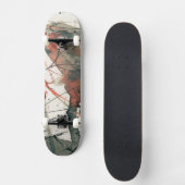Abstrakter Grungehintergrund, Skateboard (Vorderseite)