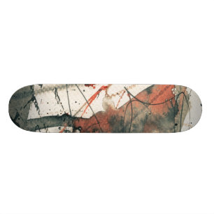Abstrakter Grungehintergrund, Skateboard