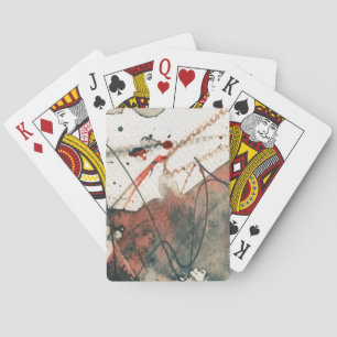 Abstrakter Grungehintergrund, Spielkarten