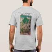 Abstrakter Halbkuppel Yosemite Valley California T-Shirt (Rückseite)