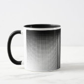 Abstrakter Halbton-Becher Tasse (Links)