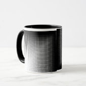 Abstrakter Halbton-Becher Tasse (Vorderseite Links)