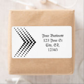 Abstrakter Halbton Circle Zigzag Zickzack (Insitu)