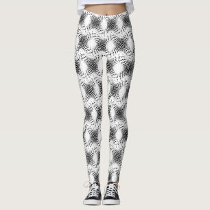 Abstrakter Halbton-Kreis X's Thunder_Cove Leggings