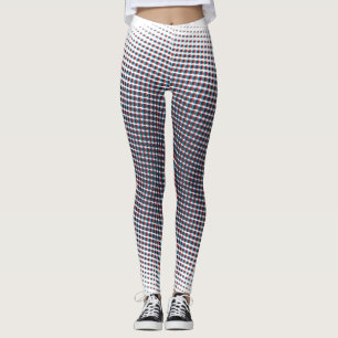 Abstrakter Halbton Pulsationskreis Leggings