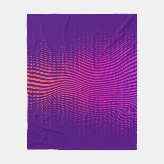 Abstrakter Halbtonverlauf. lebendiger Hintergrund, Fleecedecke (Vorderseite)