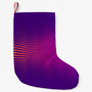 Abstrakter Halbtonverlauf. lebendiger Hintergrund, Kleiner Weihnachtsstrumpf