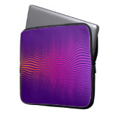 Abstrakter Halbtonverlauf, lebhafter Hintergrund,  Laptopschutzhülle (Vorderseite Links)