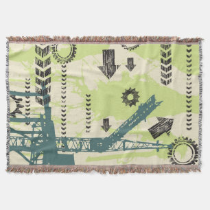 Abstrakter HalloTechnologie Hintergrund Decke