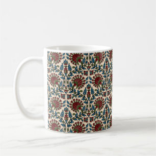 abstrakter Handblock, Druckhintergrunddesign Kaffeetasse