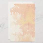 Abstrakter handgemalter Aquarellhintergrund.2 Briefpapier (Vorne/Hinten)