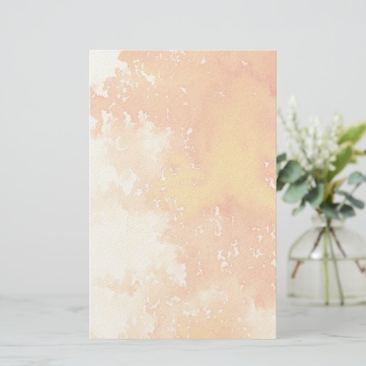 Abstrakter handgemalter Aquarellhintergrund.2 Briefpapier (Stehend Vorderseite)