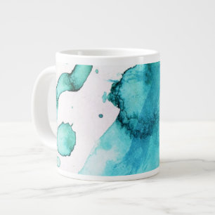 Abstrakter, handgemalter Aquarellhintergrund 2 Jumbo-Tasse