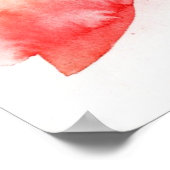 Abstrakter, handgemalter Hintergrund Poster (Ecke)