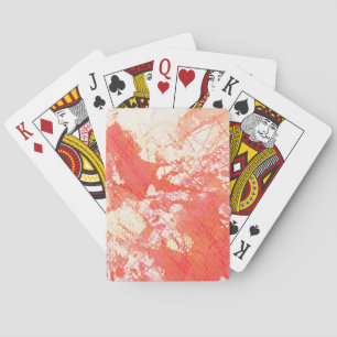 Abstrakter handgemalter Watercolorhintergrund. 2 3 Spielkarten