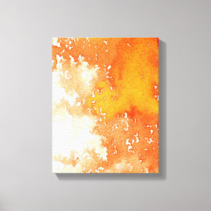 Abstrakter handgemalter Watercolorhintergrund. 2 Leinwanddruck