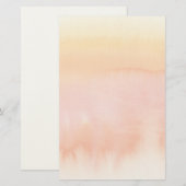 Abstrakter, handgestrichener Aquarell 17 Briefpapier (Vorne/Hinten)