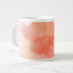 Abstrakter, handgestrichener Aquarell 3 Jumbo-Tasse