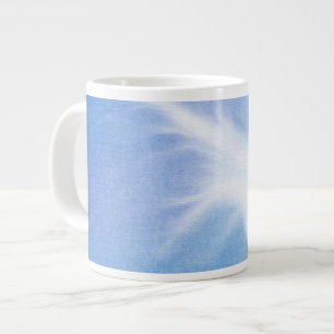 Abstrakter, handgestrichener Aquarell 4 Jumbo-Tasse