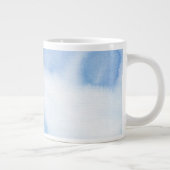 Abstrakter, handgestrichener Aquarell 4 Jumbo-Tasse (Rechts)