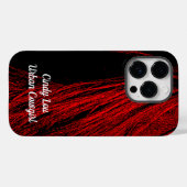 Abstrakter Handy-Fall für Red Horse Mane Case-Mate iPhone Hülle (Rückseite (Horizontal))