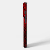 Abstrakter Handy-Fall für Red Horse Mane Case-Mate iPhone Hülle (Rückseite / Links)