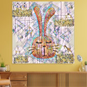 Abstrakter Hase Leinwanddruck (Insitu (Wohnzimmer))