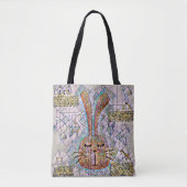 Abstrakter Hase Tasche (Vorderseite)
